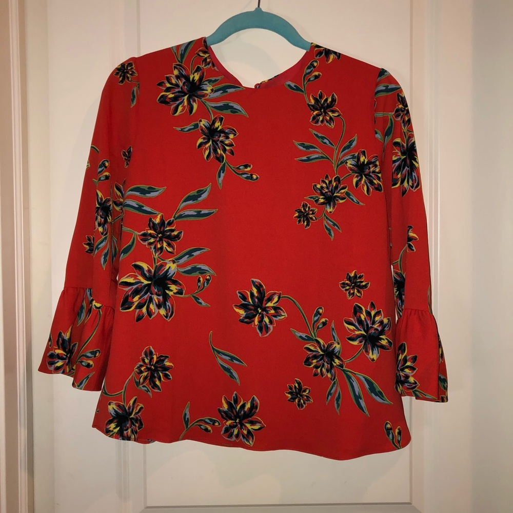 Orange Blouse